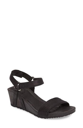 Women's Tevo Ysidro Stitch Wedge Sandal M - Brown