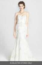 Women's Watters 'olina' Beaded Lace Mermaid Dress, Size In Store Only - Ivory