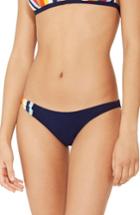Women's Tory Burch Stripe Bikini Bottoms - Blue