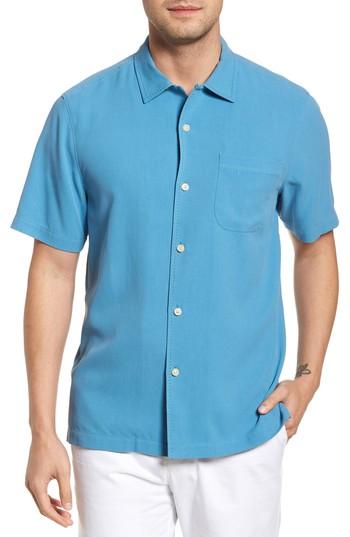 Men's Tommy Bahama Catalina Twill Sport Shirt - White