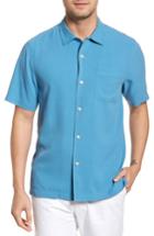 Men's Tommy Bahama Catalina Twill Sport Shirt - White