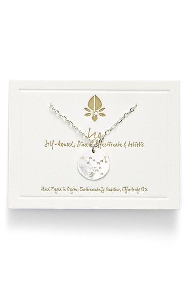 Women's Ija 'large Zodiac' Sterling Silver Necklace