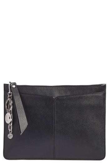 Treasure & Bond Beckett Leather Pouch - Black