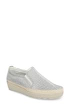 Women's The Flexx Call Me Perforated Slip-on Sneaker .5 M - Metallic