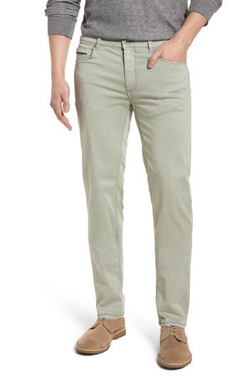 Men's Bugatchi Slim Fit Washed Five-pocket Pants X 32 - Beige