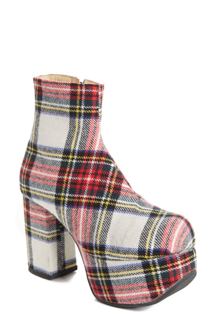 Women's R13 Plaid Platform Boot