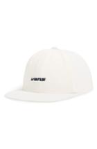 Men's Vans Norvell Jockety Embroidered Baseball Cap - White