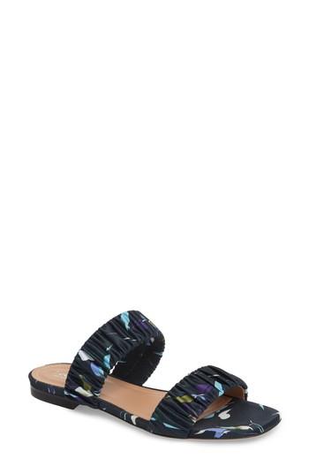 Women's Lewit Elena Ruched Slide Sandal Us / 36eu - Blue