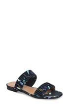 Women's Lewit Elena Ruched Slide Sandal Us / 36eu - Blue