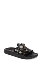 Women's Marc Jacobs Daisy Aqua Slide Sandal Us / 35eu - Black