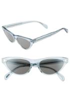 Women's Oliver Peoples Zasia 53mm Cat Eye Sunglasses - Light Denim