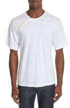 Men's Helmut Lang Cut Neck T-shirt - White