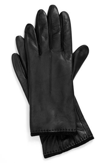 Fownes Brothers 'full' Metisse Leather Touch Screen Glove