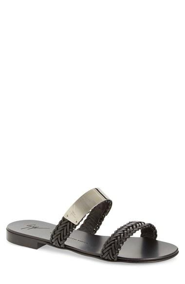 Men's Giuseppe Zanotti Woven Double Strap Sandal