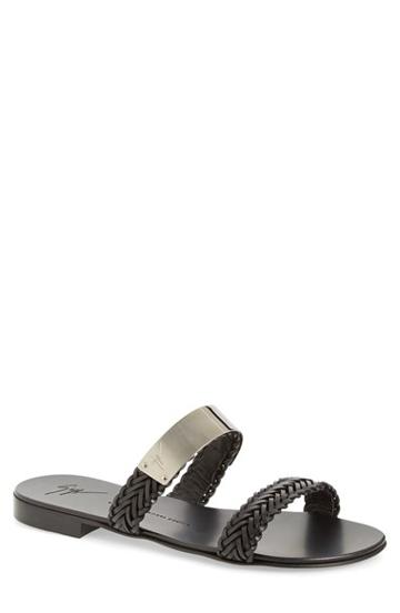 Men's Giuseppe Zanotti Woven Double Strap Sandal