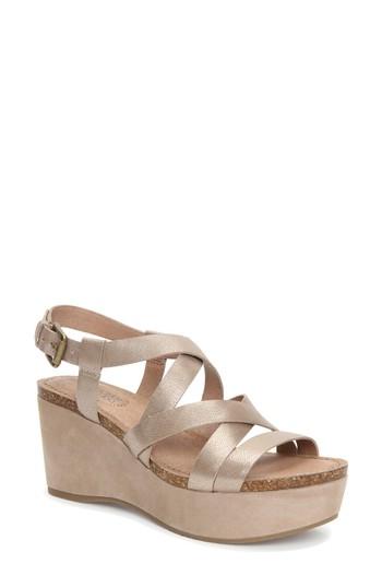 Women's Adam Tucker Bria Strappy Sandal .5 M - Metallic