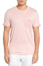 Men's Ted Baker London Apel Print Pocket T-shirt (m) - Coral