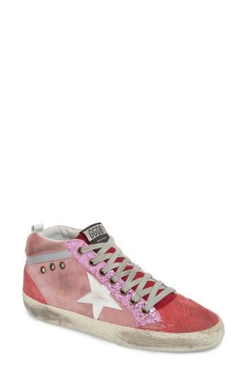 Women's Golden Goose Star Mid Top Sneaker Us / 35eu - Pink