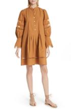 Women's Sea Capri Ladder Stitch Trim Dress - Brown