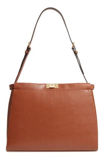 Lodis Amaris Laptop Brief Leather Tote - Brown