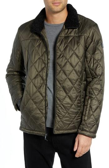 Men's Tumi Transit Quilted Jacket - Green