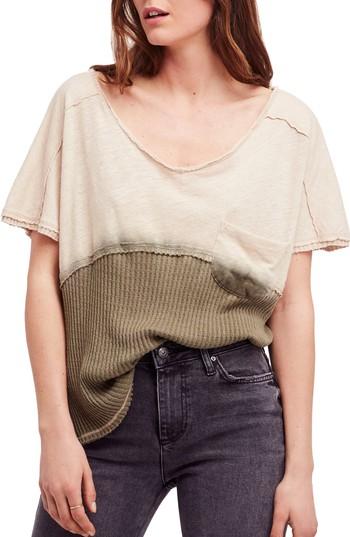 Women's Free People Sun Dial Tee - Beige