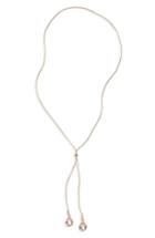 Women's Topshop Two-row Bead Lariat Necklace