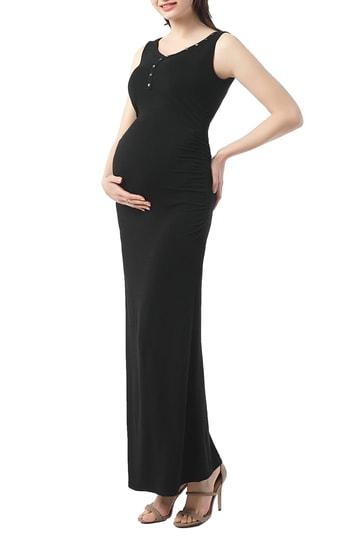 Women's Kimi And Kai Ruby Maternity Maxi Tank Dress - Black