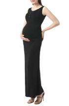 Women's Kimi And Kai Ruby Maternity Maxi Tank Dress - Black