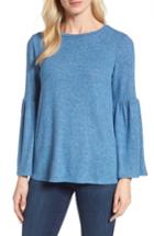 Women's Gibson Bell Sleeve Cozy Fleece Pullover - Blue