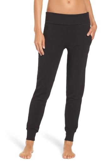 Women's Beyond Yoga Cozy Fleece Sweatpants - Black