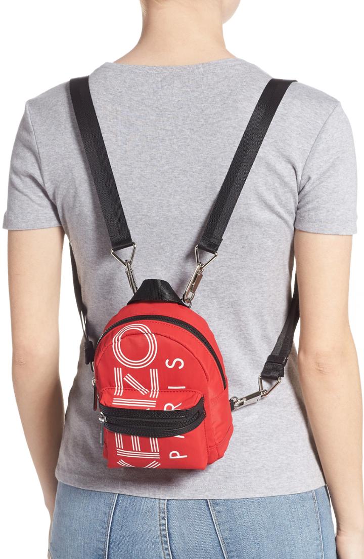 Kenzo Sport Mini Rucksack - Red