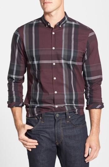 Men's 7 Diamonds 'all In One' Sport Shirt - Pink