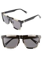 Women's Haze Coz 55mm Square Sunglasses - Black