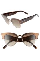 Women's Tom Ford Alexandra 51mm Sunglasses - Dark Brown/ Gradient Roviex