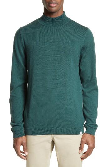 Men's Norse Projects Merino Wool Mock Neck Pullover