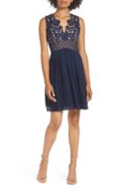 Women's Heartloom Ronni Fit & Flare Dress - Blue