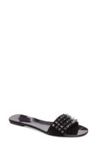 Women's Pedro Garcia Edge Studded Slide Sandal Us / 36eu - Black