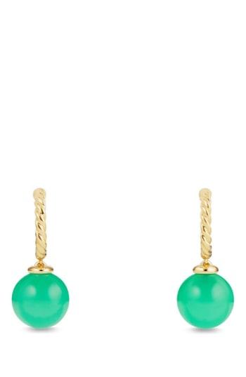 Women's David Yurman 'solari' Hoop Earrings In 18k Gold