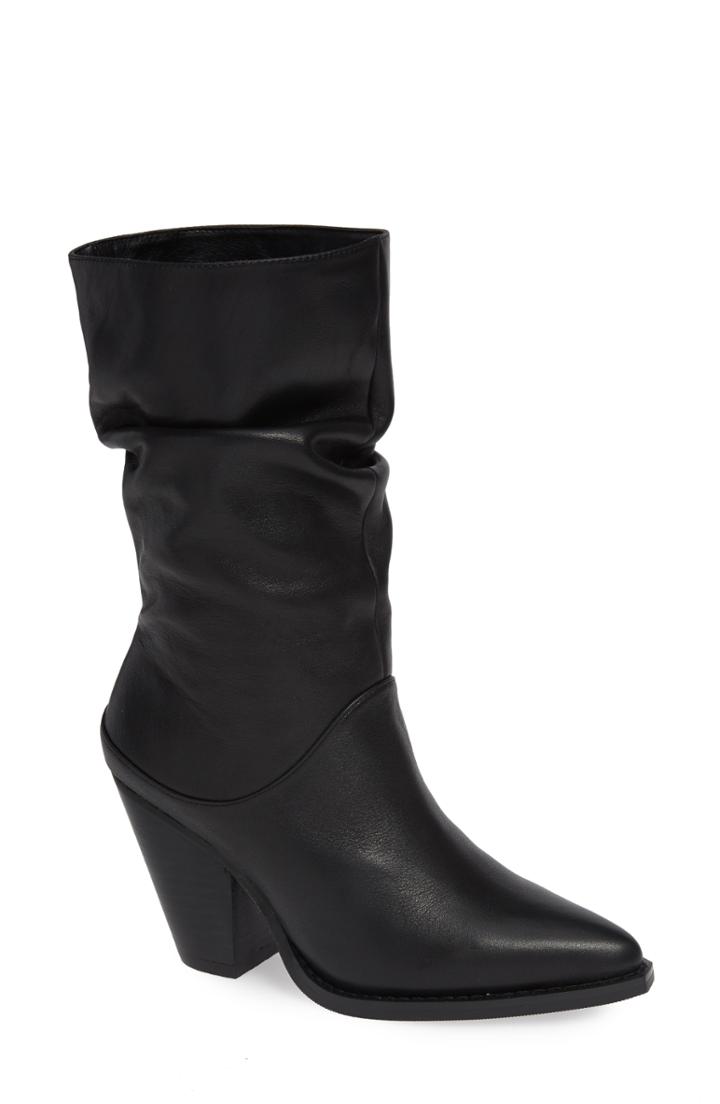 Women's Jane And The Shoe Lisa Bootie .5 M - Black