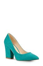 Women's Nine West Scheila Pointy Toe Pump .5 M - Blue/green