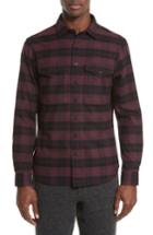 Men's Wings + Horns Plaid Flannel Shirt - Red