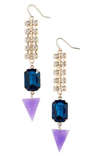 Women's Topshop Stone Ladder Drop Earrings