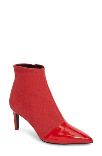 Women's Rag & Bone Beha Pointy Toe Bootie Us / 35eu - Red