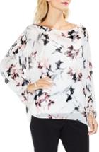 Women's Vince Camuto Lily Melody Blosuson Sleeve Top, Size - White