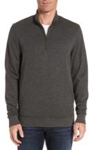 Men's Travis Mathew Hitchens Quarter Zip Pullover - Grey