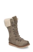 Women's Royal Canadian Louise Waterproof Snow Boot With Genuine Shearling Cuff .5 M - Grey