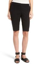 Petite Women's Halogen Stretch Bermuda Shorts P - Black