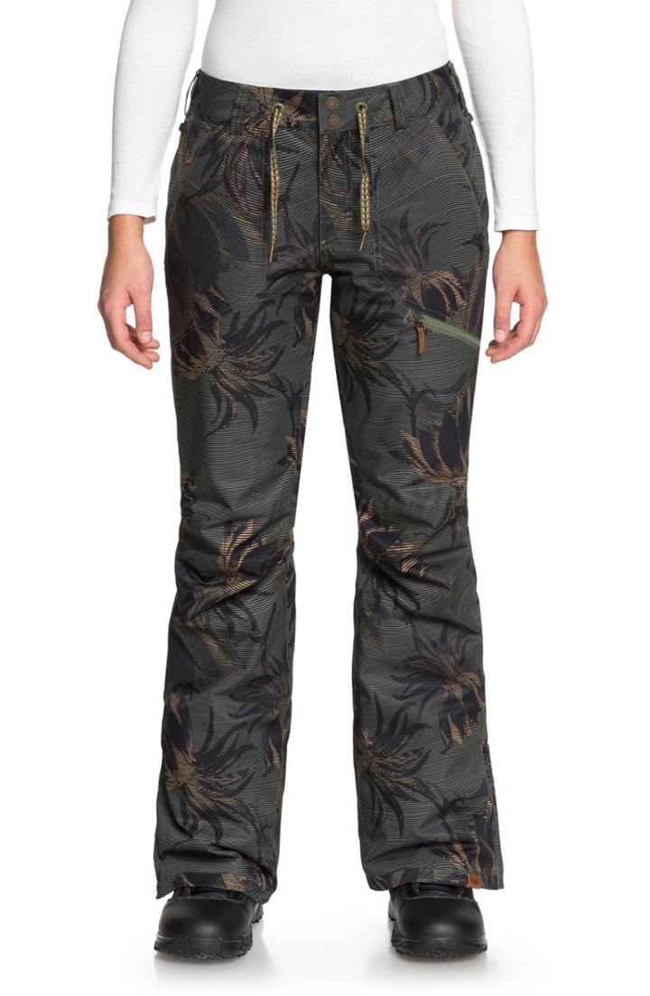 Women's Roxy Nadia Waterproof Dryflight Warmflight Insulated Snow Pants - Green