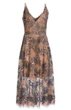 Women's Dress The Population Audrey Embroidered Fit & Flare Dress
